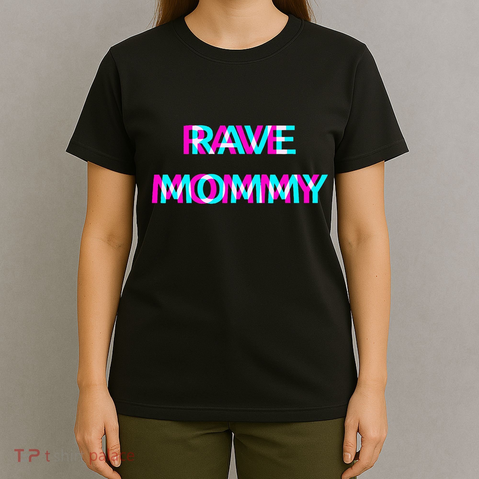Rave Mommy Techno Edm Music Festival Mother Mom Raver T-Shirt