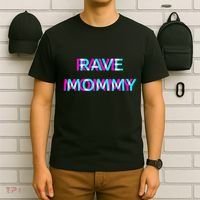 Rave Mommy Techno Edm Music Festival Mother Mom Raver T-Shirt thumb 6