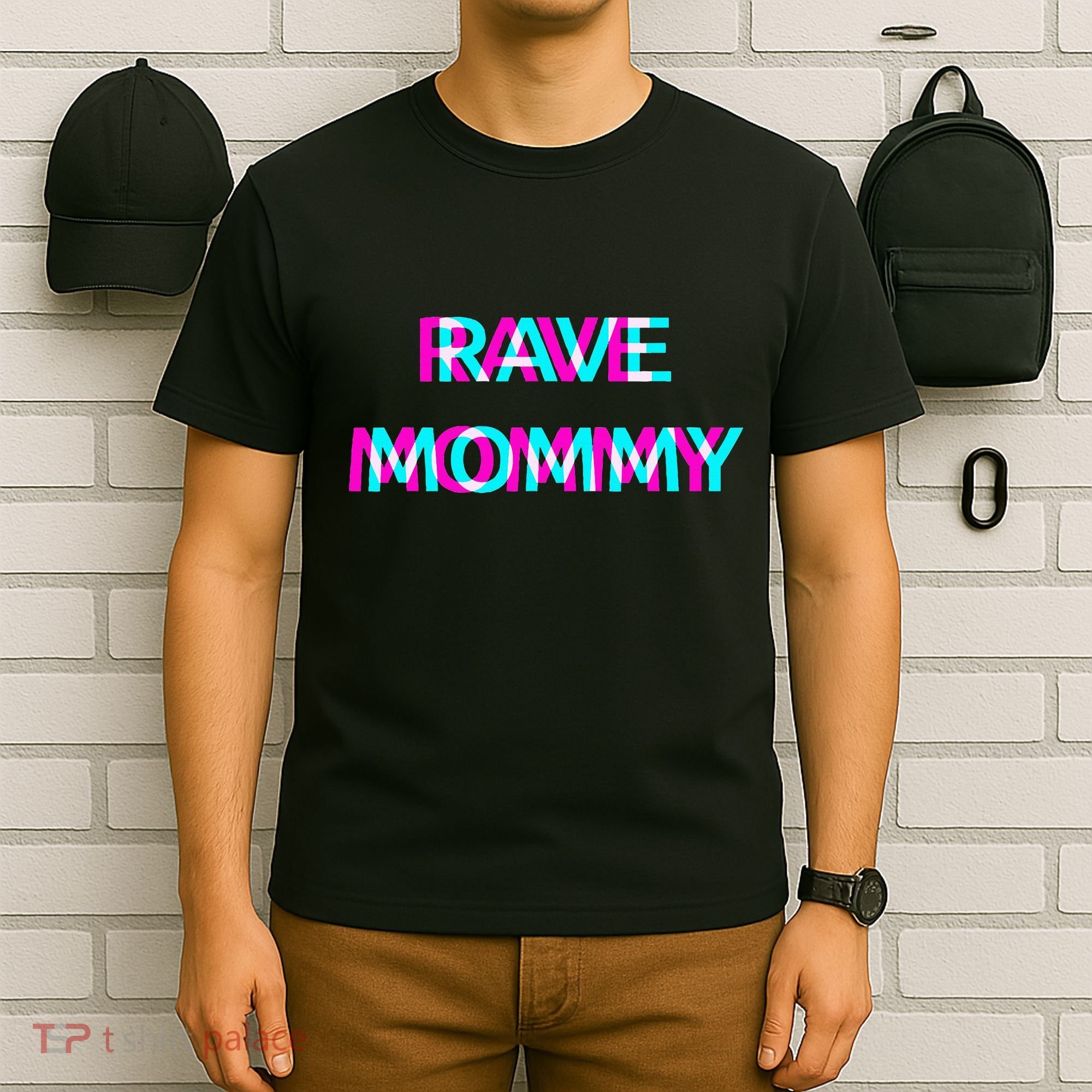 Rave Mommy Techno Edm Music Festival Mother Mom Raver T-Shirt