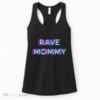 Rave Mommy Techno Edm Music Festival Mother Mom Raver Women's Tank Top thumb 0