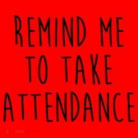 Remind Me To Take Attendance Funny Teacher Santa Hat thumb 1