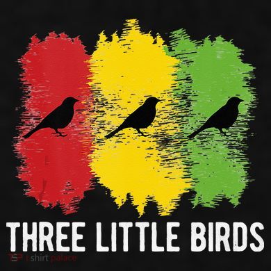 Reggae Music Three Little Birds Quote Slogan Fun Gift Ladies PosiCharge Tri-Blend Wicking Tank