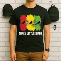 Reggae Music Three Little Birds Quote Slogan Fun Gift T-Shirt thumb 6