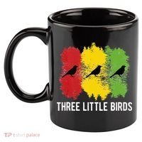 Reggae Music Three Little Birds Quote Slogan Fun Gift 11oz C Handle Ceramic Mug thumb 2