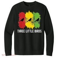 Reggae Music Three Little Birds Quote Slogan Fun Gift V.I.T. Fleece Crew Sweatshirt thumb 0