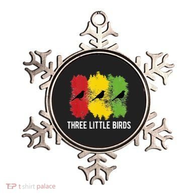 Reggae Music Three Little Birds Quote Slogan Fun Gift Ornament