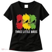 Reggae Music Three Little Birds Quote Slogan Fun Gift Women's T-Shirt thumb 0