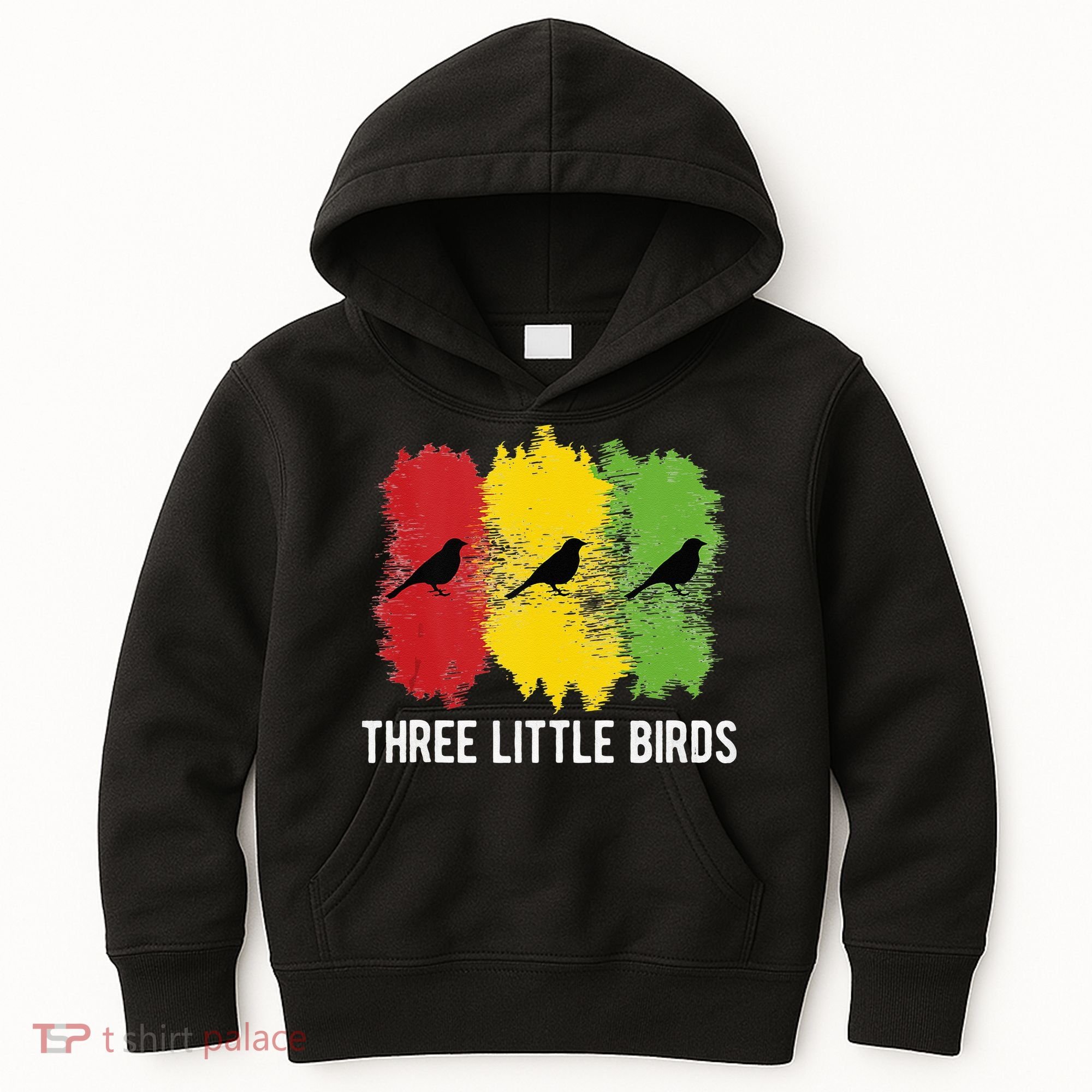 Reggae Music Three Little Birds Quote Slogan Fun Gift Kids Hoodie