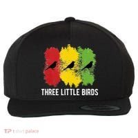 Reggae Music Three Little Birds Quote Slogan Fun Gift Wool Snapback Cap thumb 0