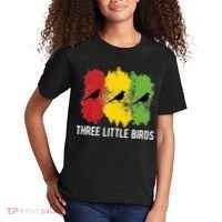 Reggae Music Three Little Birds Quote Slogan Fun Gift Kids T-Shirt thumb 2