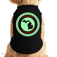 Retro Michigan The Great Lake State Logo Doggie Tank thumb 0