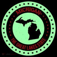 Retro Michigan The Great Lake State Logo Coffee Mug thumb 5
