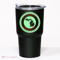 Retro Michigan The Great Lake State Logo Tumbler thumb 0