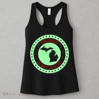 Retro Michigan The Great Lake State Logo Women's Tank Top thumb 3