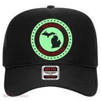 Retro Michigan The Great Lake State Logo Hat thumb 0