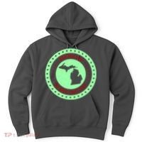 Retro Michigan The Great Lake State Logo Hoodie thumb 0