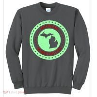Retro Michigan The Great Lake State Logo Sweatshirt thumb 0