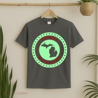 Retro Michigan The Great Lake State Logo T-Shirt thumb 2