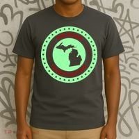 Retro Michigan The Great Lake State Logo T-Shirt thumb 3