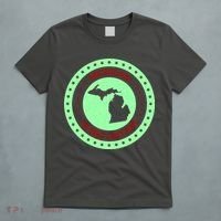 Retro Michigan The Great Lake State Logo T-Shirt thumb 5