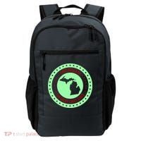 Retro Michigan The Great Lake State Logo Backpack thumb 0