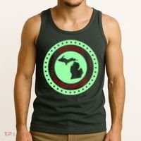Retro Michigan The Great Lake State Logo Tank Top thumb 3