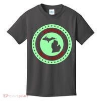 Retro Michigan The Great Lake State Logo Kids T-Shirt thumb 0