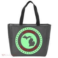 Retro Michigan The Great Lake State Logo Tote Bag thumb 0