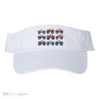Retro Monster Trucks In A Row Visor thumb 0
