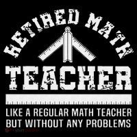 Retired Math Teacher Funny Retirement Gift Problems Women's Tank Top thumb 5