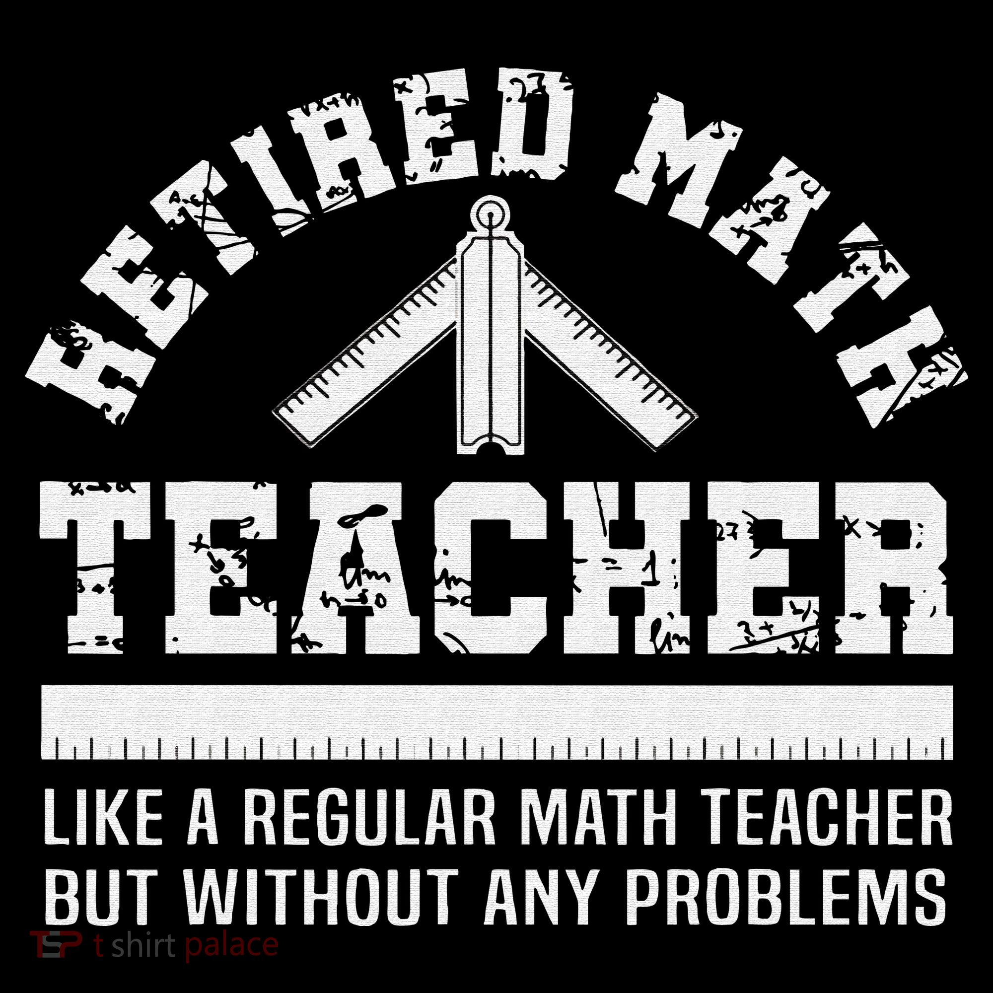 Retired Math Teacher Funny Retirement Gift Problems Women's Tank Top
