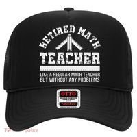 Retired Math Teacher Funny Retirement Gift Problems Hat thumb 0