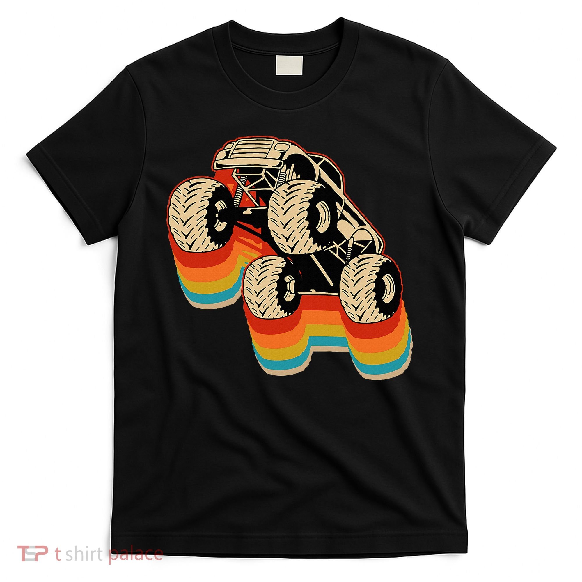 Retro Monster Truck Big Style Truck T-Shirt