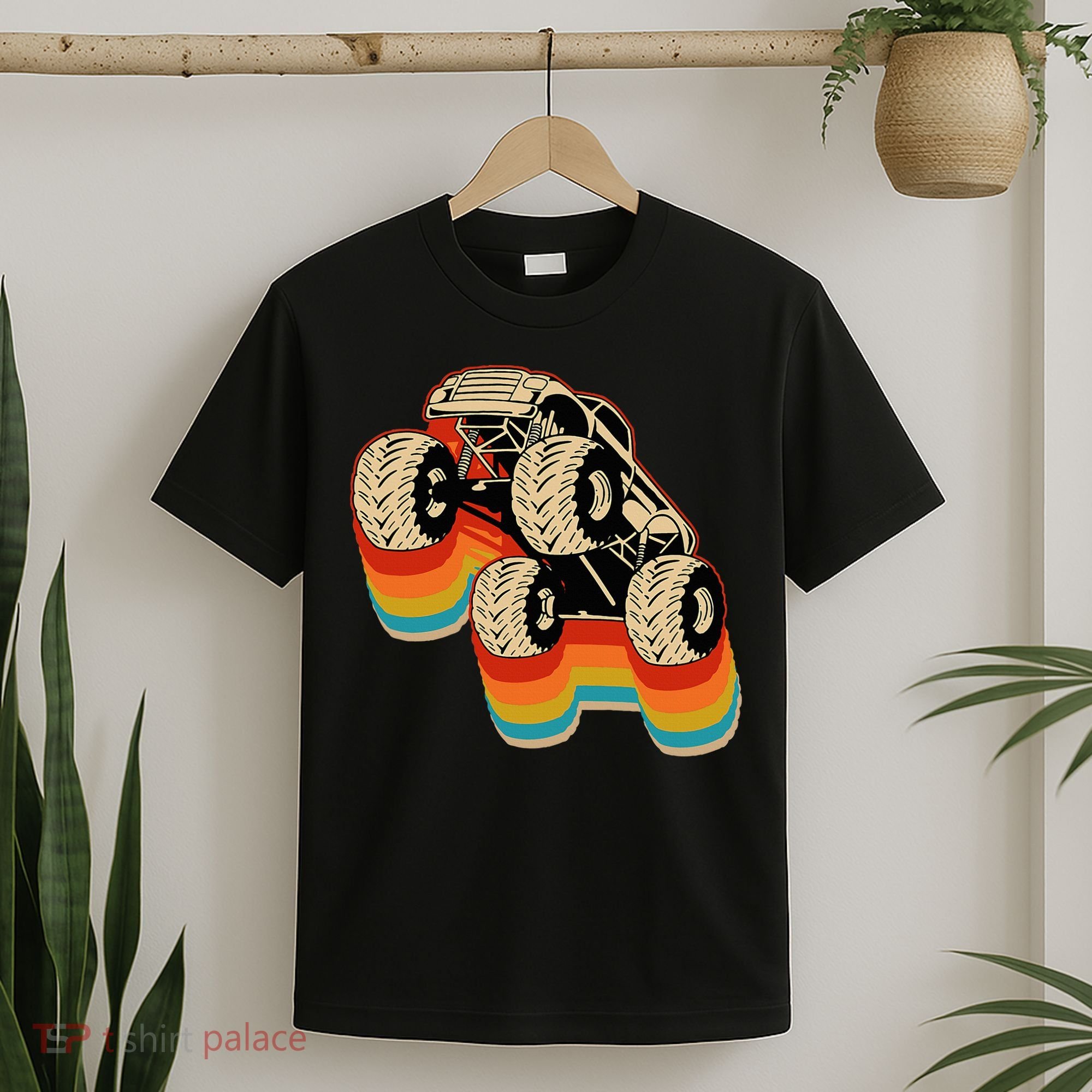 Retro Monster Truck Big Style Truck T-Shirt