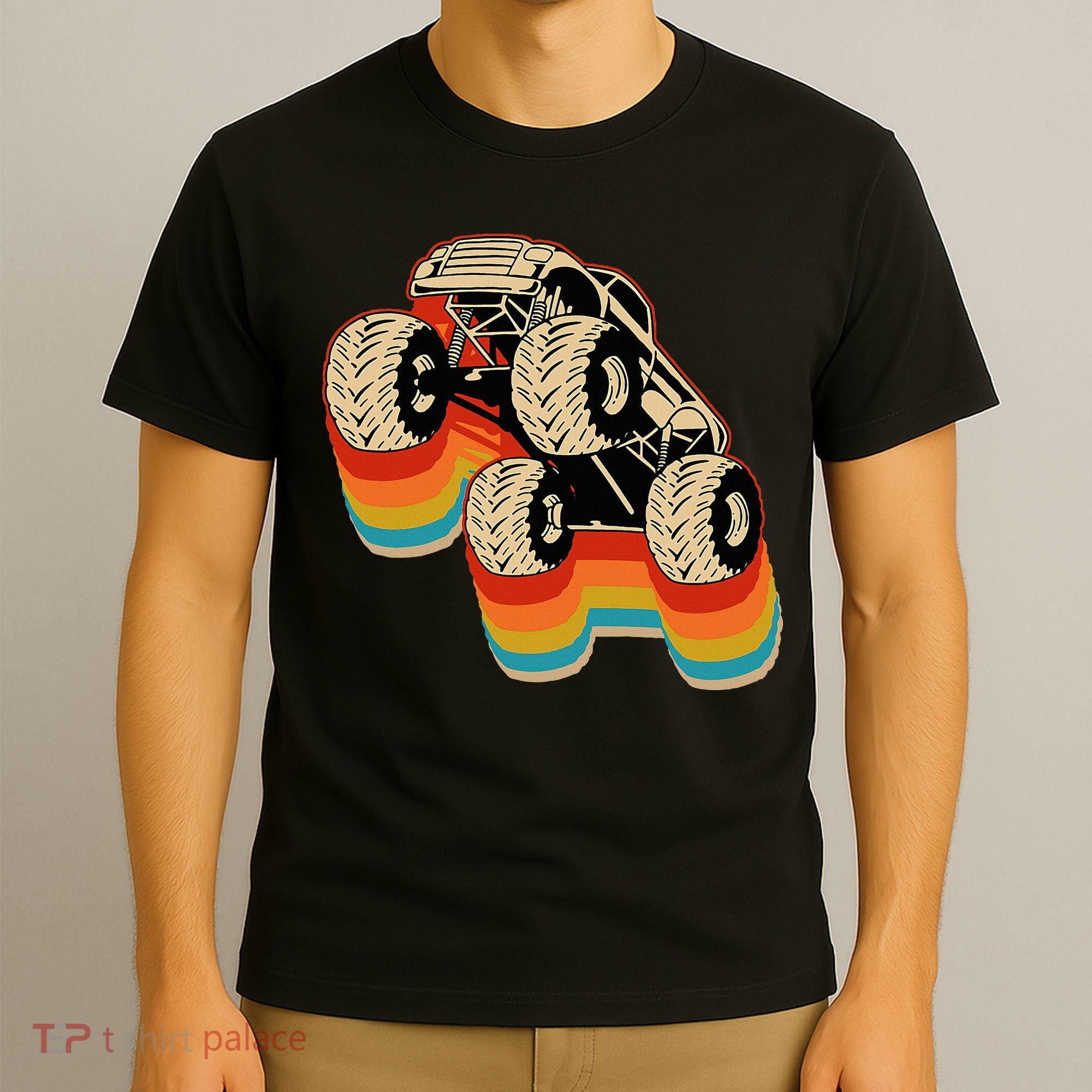 Retro Monster Truck Big Style Truck T-Shirt
