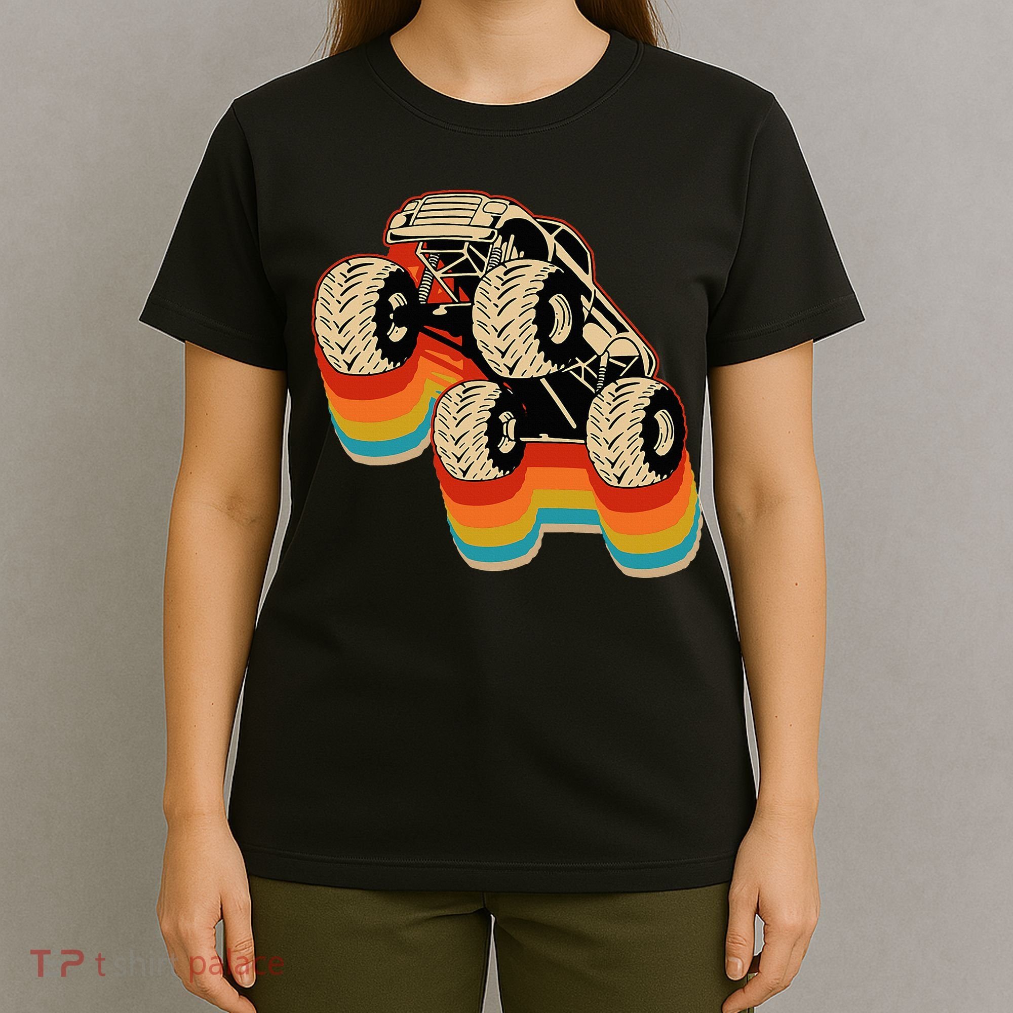 Retro Monster Truck Big Style Truck T-Shirt