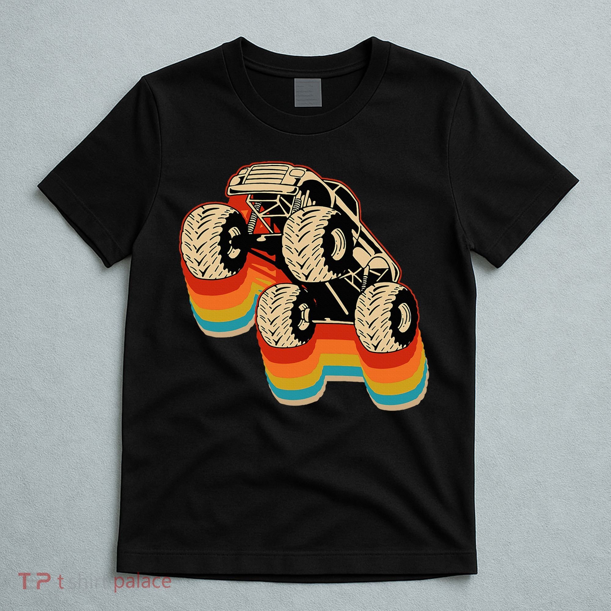 Retro Monster Truck Big Style Truck T-Shirt