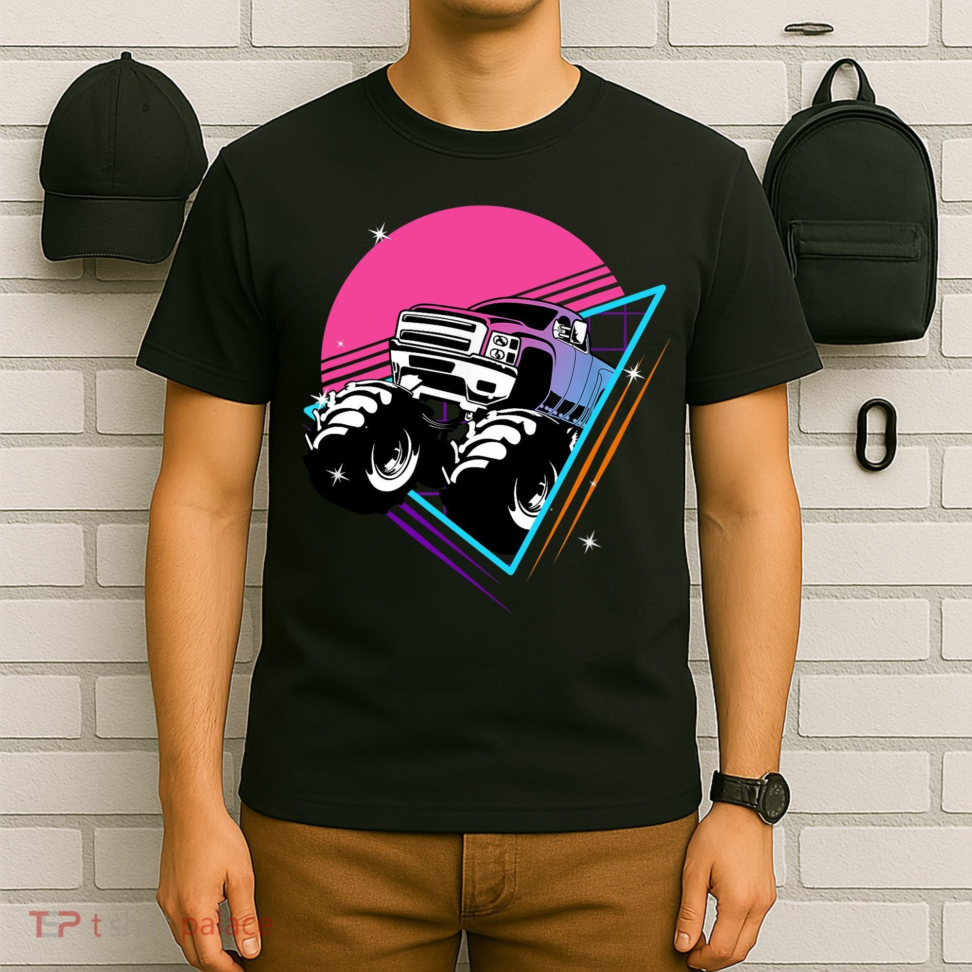 Retro Monster Truck Show Vintage Monster Trucks T-Shirt