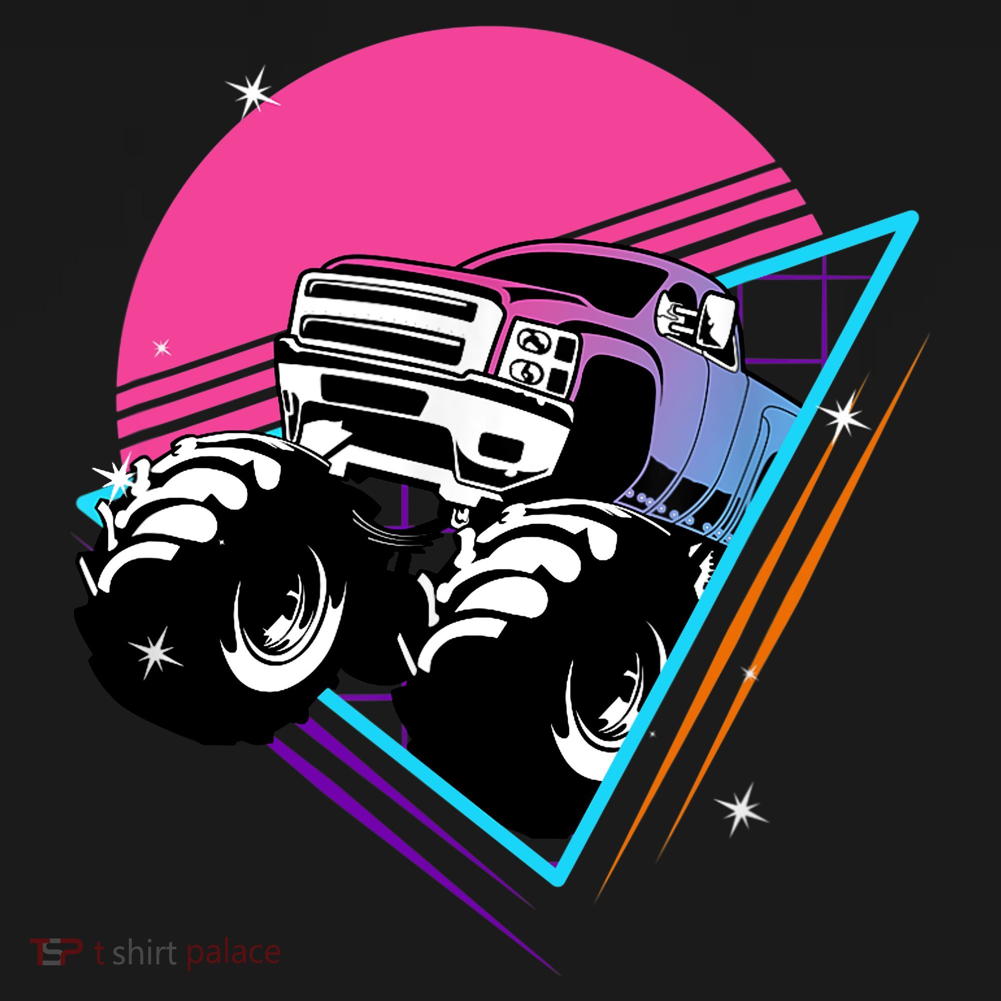 Retro Monster Truck Show Vintage Monster Trucks T-Shirt