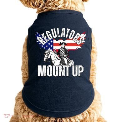 Regulators Mount Up 4th Of July Independence Day Doggie Tank