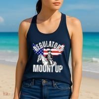 Regulators Mount Up 4th Of July Independence Day Women's Tank Top thumb 2