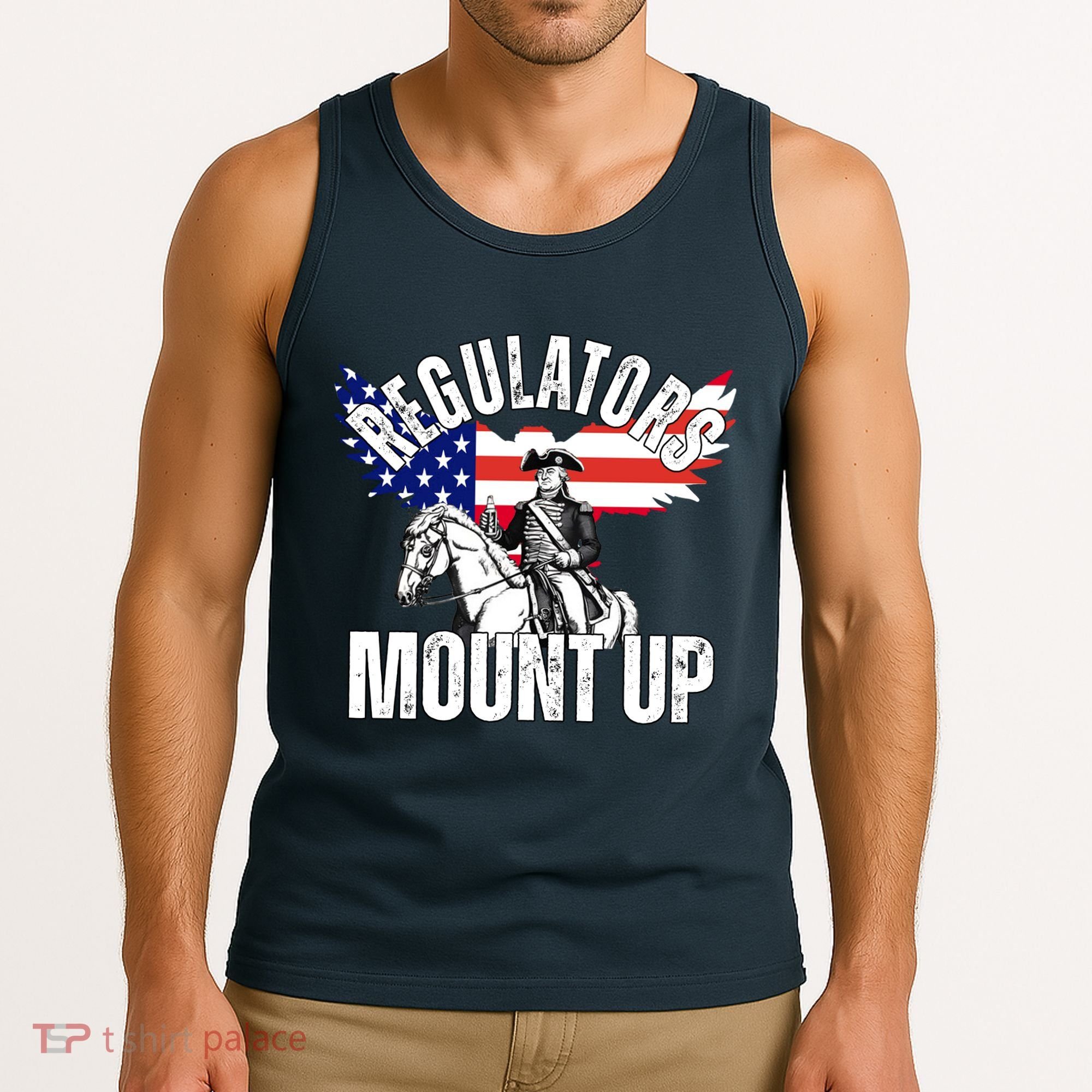 Regulators Mount Up 4th Of July Independence Day Tank Top