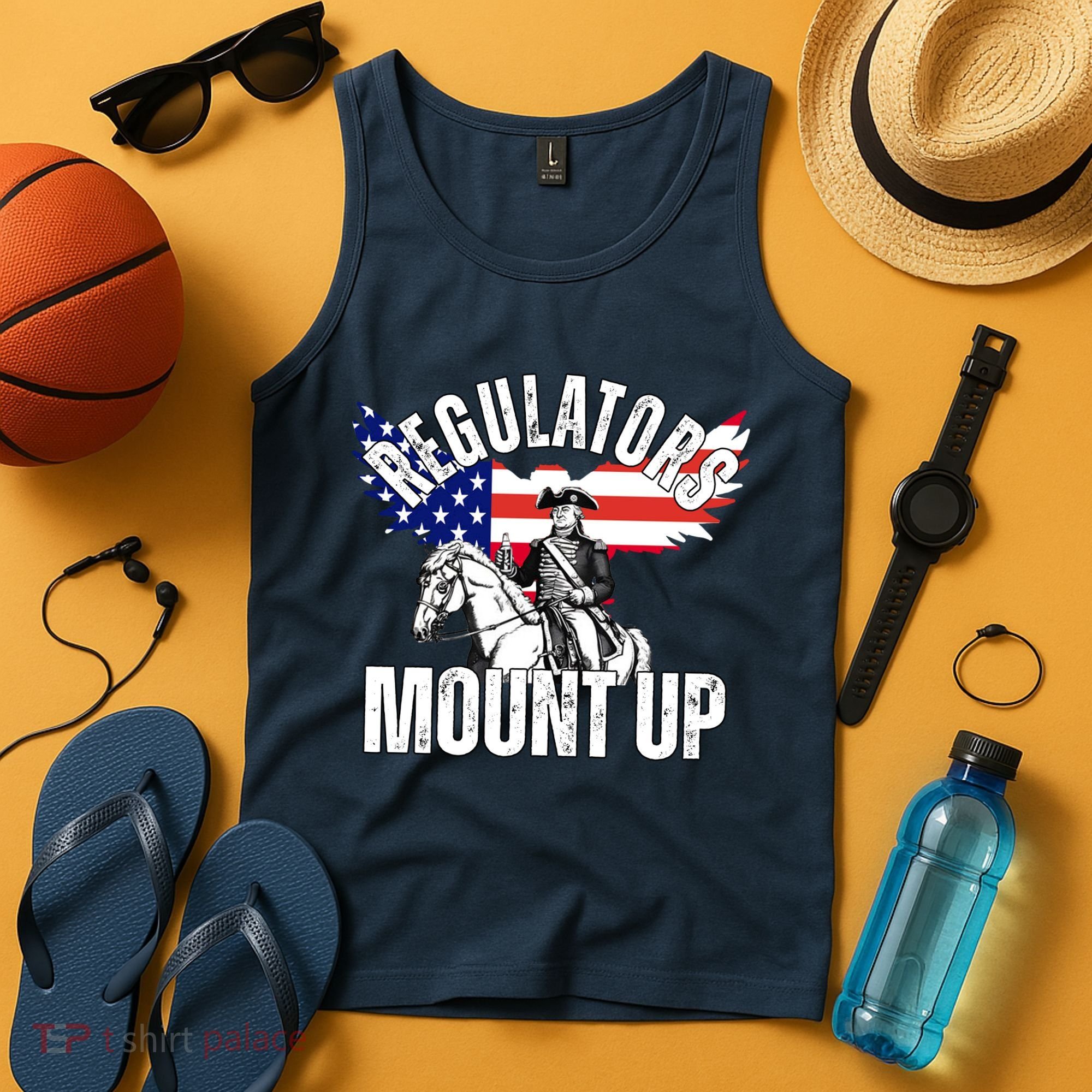 Regulators Mount Up 4th Of July Independence Day Tank Top
