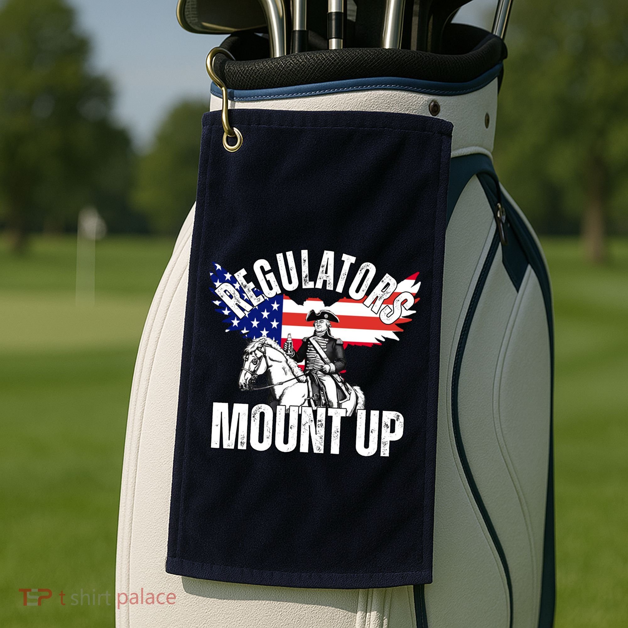 Regulators Mount Up 4th Of July Independence Day Golf Towel