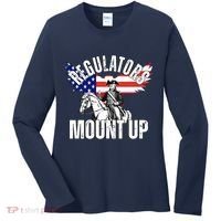 Regulators Mount Up 4th Of July Independence Day Women's Long Sleeve Shirt thumb 0