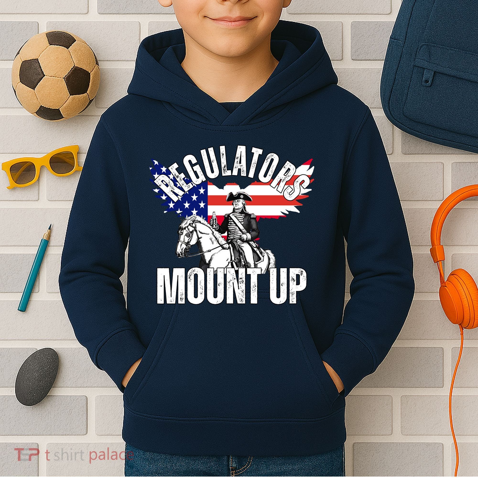 Regulators Mount Up 4th Of July Independence Day Kids Hoodie