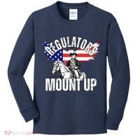 Regulators Mount Up 4th Of July Independence Day Kids Long Sleeve Shirt thumb 0
