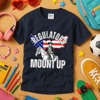 Regulators Mount Up 4th Of July Independence Day Kids T-Shirt thumb 3