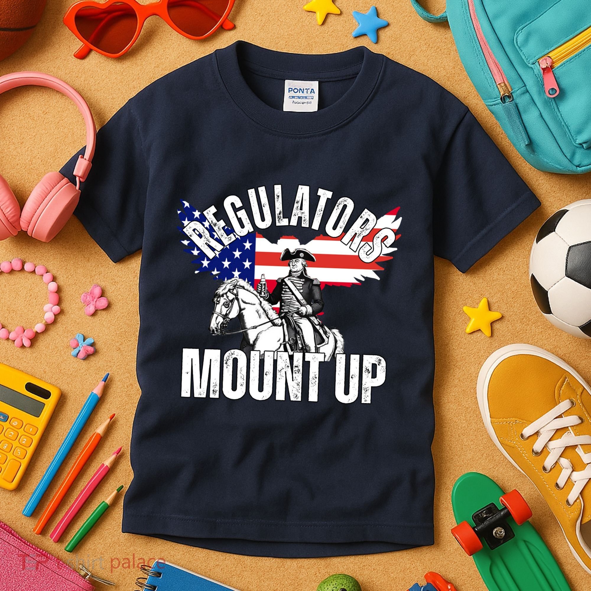 Regulators Mount Up 4th Of July Independence Day Kids T-Shirt