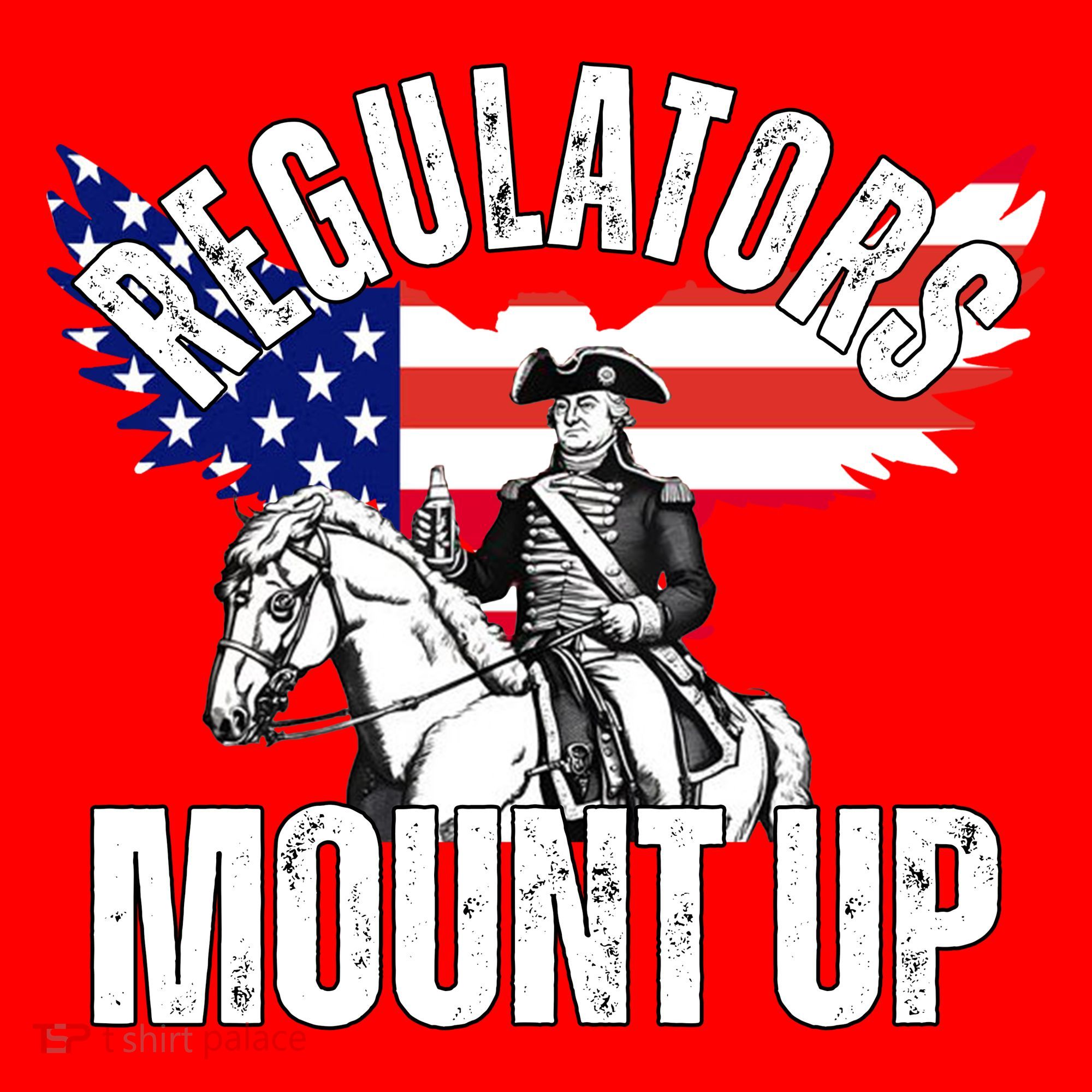 Regulators Mount Up 4th Of July Independence Day Santa Hat
